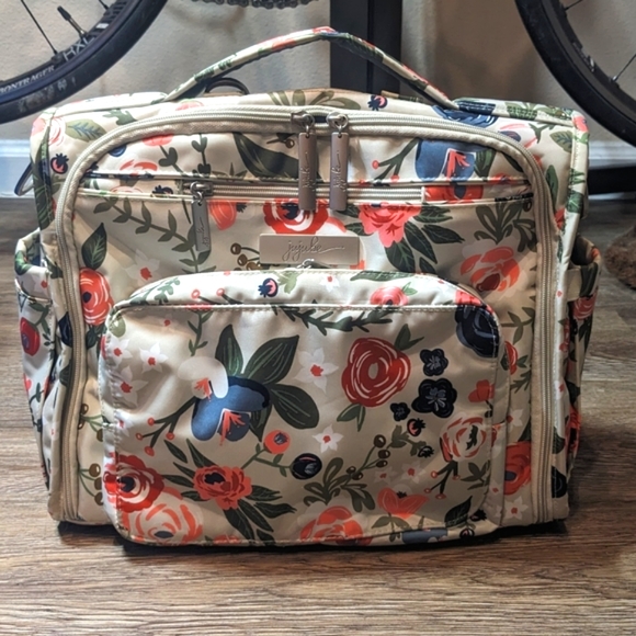 Ju-Ju-Be Handbags - EUC JuJuBe x Baby Tula BFF Diaper Bag - Rosy Posy (DISCONTINUED!)